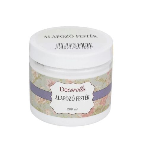 Decorolla Alapozó festék 200ml, alapozó festék kézműves és hobbi projektekhez - Hobby festék