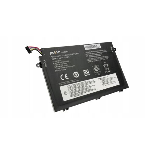 POLION 01AV445 Laptop Akkumulátor Lenovo E480 E490 E580 E585 E590 R480 R490 készülékekhez, 3600mAh - Laptop akkumulátor