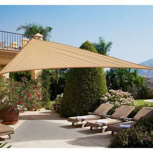 HDPE Napvitorla - Háromszög - 3x3x3m - Homok