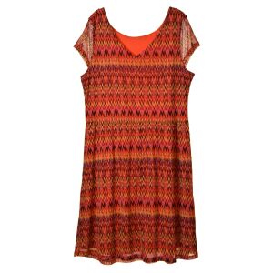 Rochie de dama cu model, cu maneca scurta Comma - 42 126765738 - Îmbrăcăminte pentru femei