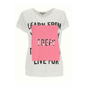 Comma tricou alb cu tiv elastic pentru femei – 38 130489761 - Îmbrăcăminte pentru femei