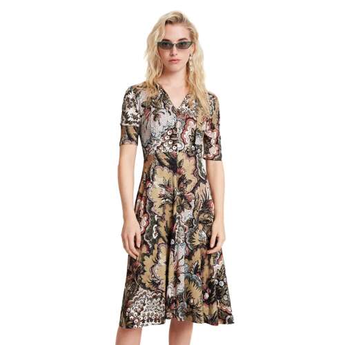 Desigual Arlene Virágos Női Ruha - Rövid Ujjú 44148810
