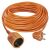 Extension cord 30 m / 1 socket / orange / PVC / 250 V / 1.5 mm2 46733647