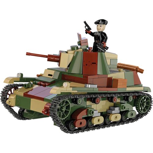 Cobi 2661 Light Tank 7TP Stanisław Maczekkel a tetején 
