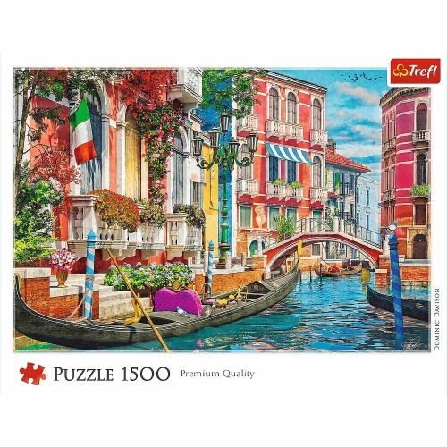 Trefl 1500 db-os puzzle - Nyári délután Velencében (26220)