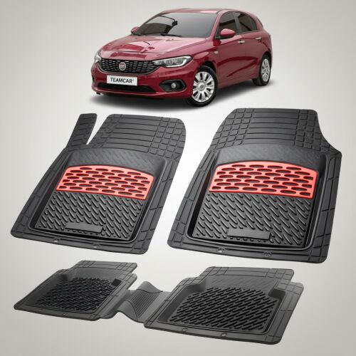Fiat Tipo, Egea Hatchback 2016-2020 modellhez kompatibilis szőnyeg | Piros 156430880 