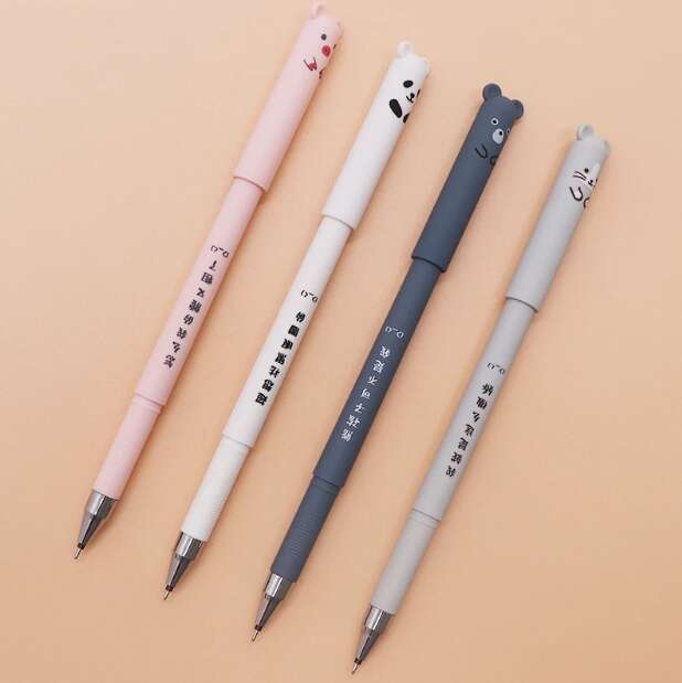 4 darabos állatos, radírozható toll készlet (BB-18918)