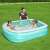 Bestway 201x150x51 cm aufblasbarer rechteckiger Kinderpool mit Kindern, die darin spielen