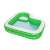 Angled view of Bestway Tropical Paradise inflatable pool with seat