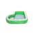Bestway Tropical Paradise inflatable family pool with built-in seat and cup holder, green leaf design