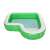 Bestway Tropical Paradise inflatable family pool with built-in seat and cup holder, green leaf design