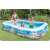 Надуваем семеен басейн Intex 305x183x56cm с морски печат, хора, които се радват на басейна