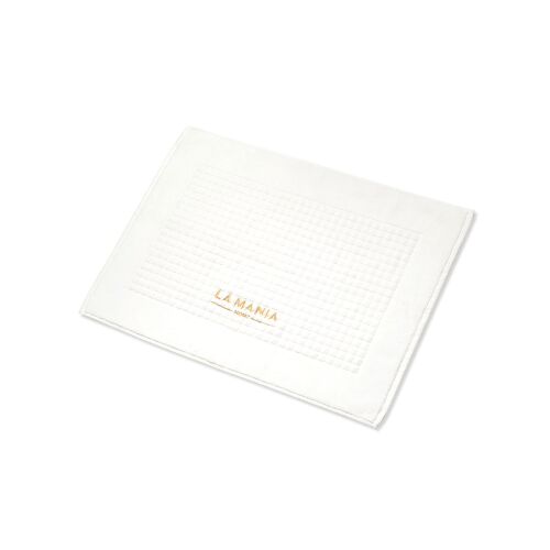 La Mania Home fehér prémium pamut fürdőszoba szőnyeg - Fürdőszoba szőnyeg