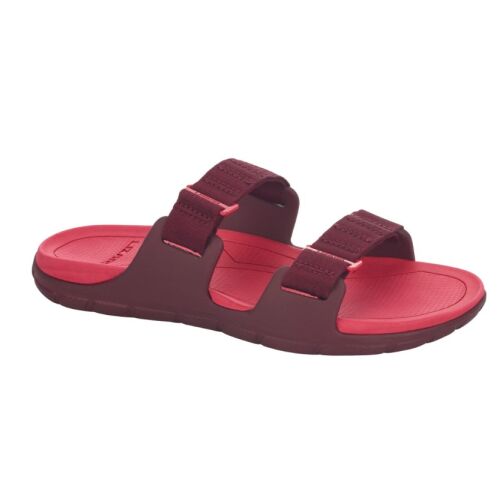 Sandal Way női burgundi szandál, ferde nézet - Női papucs