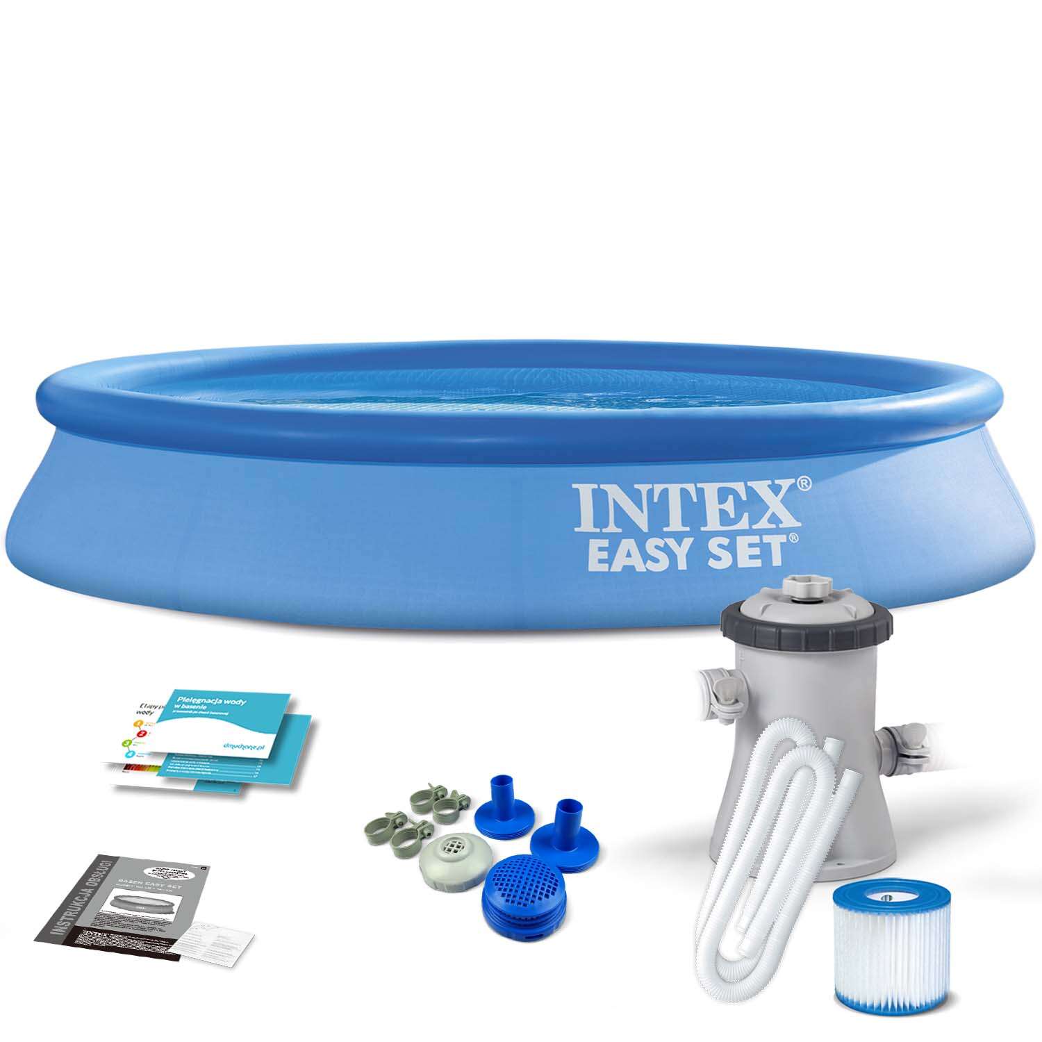 E-shop Intex 305x61cm EasySet nafukovací bazén set s filtráciou (28118NP)