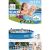 Intex Easy Set Pool Verpackung mit Produktdetails und Anwendungsbeispielen