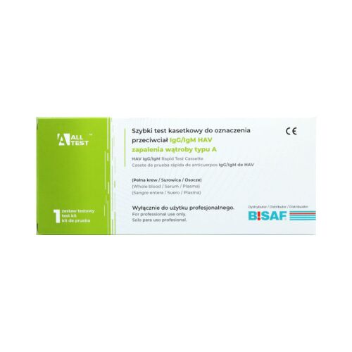 All Test HAV IgG/IgM gyorsteszt kazetta doboz, hepatitis A antitest teszt - Diagnosztikai gyorsteszt