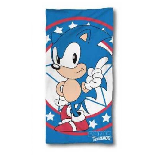 Sonic the Hedgehog fiú törölköző, Sonic karakterrel - Dekoráció