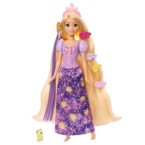 Disney Hercegnő Rapunzel baba ferde nézetben fehér alapon - Babázás