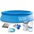 Intex Easy Set aufblasbarer Pool mit Filterpumpe und Zubehör