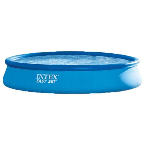 Intex 244x61cm EasySet Aufblasbarer Pool mit Wassersprudler (28108NP)