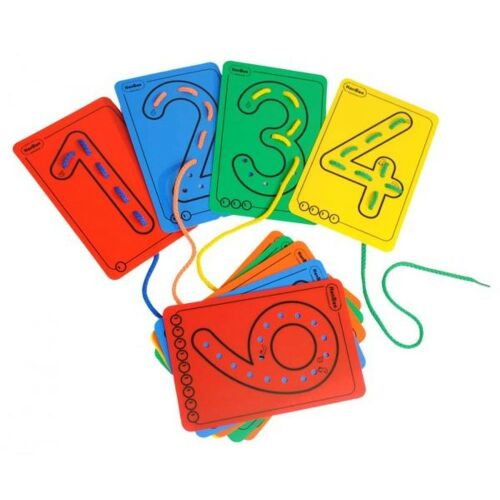 Fűzőcske - Számok (10 darabos) 156655491 - Fejlesztő játék ovisoknak