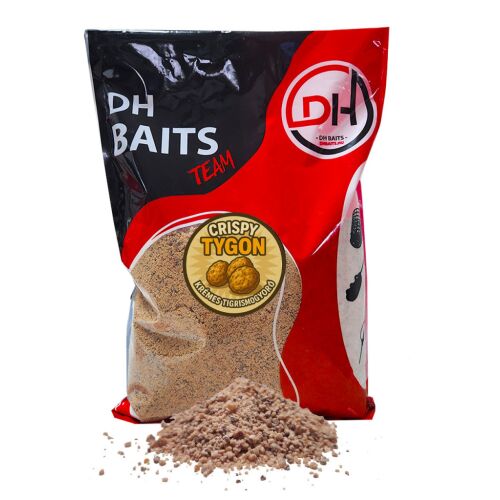 Dovit DH Crispy Tygon etetőanyag 800g, krémes tigrismogyorós halcsali - Horgász morzsa
