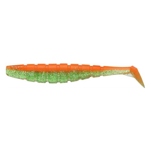 FRAPP Flint 6" gumicsali, col.28 narancssárga és zöld, gumi horgászcsali - Gumicsali és twister