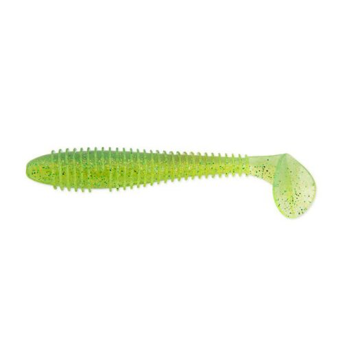 Keitech Swing Impact FAT 4,8" Lime/Chartreuse gumihal süllő és csuka horgászathoz - Gumicsali és twister