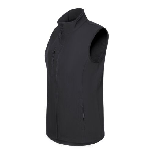 Trail softshell mellény női ébenszürke XL, oldalnézet - Női mellény