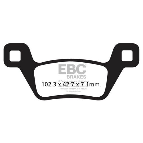 EBC FA600/2TT fékbetétek (1 tárcsához való készlet)