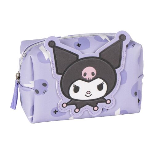 Hello Kitty Kuromi lila piperetáska Kuromi karakterrel - Neszesszer