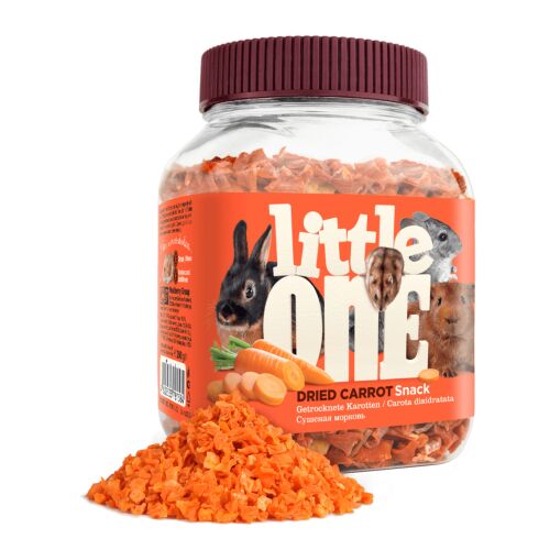 Little One szárított sárgarépa jutalomfalat rágcsálóknak, 200g 