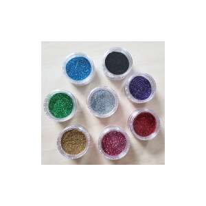 Csillámpor testfestéshez, 8 színű szett - Tetoválás