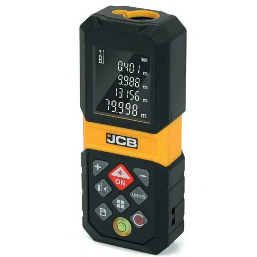 JCB lézeres távolságmérő 80m USB-C töltéssel, precíz mérőeszköz építési és barkács projektekhez - Távolságmérő