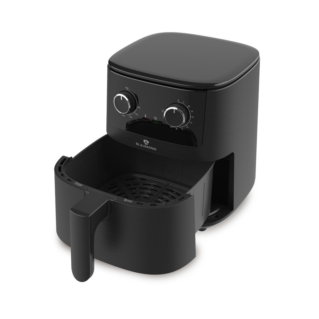 E-shop Berlinger Haus BL-9038 Teplovzdušná fritéza, 5 L, čierno-strieborná