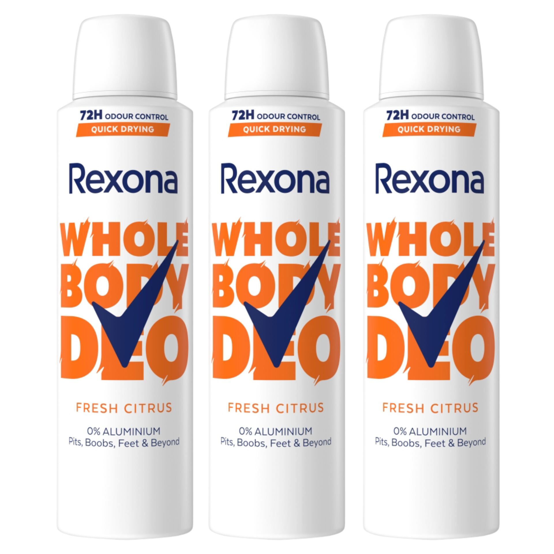 E-shop Dezodorant Rexona Whole Body Fresh Citrus 3x150ml