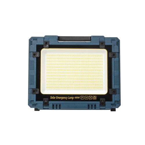 400W LED projektor napelemes és USB töltéssel, beépíthető és leválasztható panellel 158155760 - Napelemes lámpa