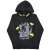 Schwarzer Batman Kinder Hoodie mit gelben Details, Größe 98/104 cm