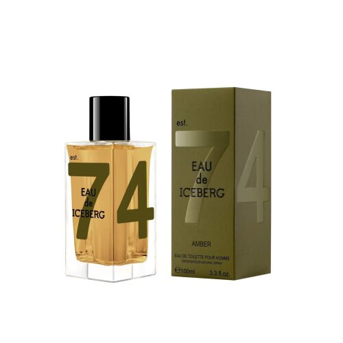 Iceberg Eau de Iceberg 74 Amber Eau de Toilette férfiaknak, 100 ml-es üveg és csomagolás - Iceberg