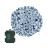 Karácsonyi elmes fényfüzér , 10 méteres, 100 LED, 8 programmal - Kék 157254483