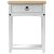 vidaXL Konzolasztal fiókkal Fehér 55 x 35 x 73 cm Tömör fenyőfa 161484036