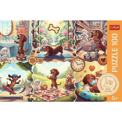 Trefl 100 db-os puzzle - Tacskó (16567)