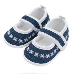 New Baby Baba kislányos cipő New Baby Jeans fehér 0-3 hó 94932133 Puhatalpú cipő, kocsicipő