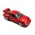 Felülnézet Piros Porsche 911 RS 3.8 964 Modell Autó 1:43