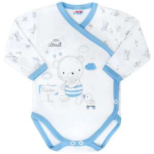 New Baby Baba áthajtós patentos body New Baby Bears kék 3-6 hó (68 cm) 94923823 Body-k
