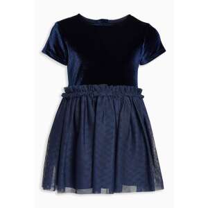 Dunkelblaues Samtkleid mit Tüllrock für Mädchen, Größe 2-3 Jahre (98 cm) - Babys & Toddler