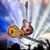 Világító játék elektromos gitár gyerekeknek - 4 húros (BBJ) a színpadon