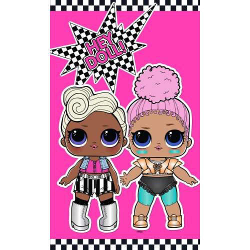 Rukavica LOL Surprise, 30x50cm, s dvoma bábikami LOL Surprise