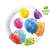 Ballon Party Pappteller, 8er Pack, 23 cm, plastikfrei